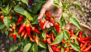 cabai rawit merah siap panen